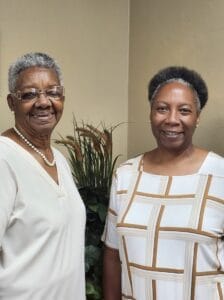 Doris Thomas and Alicia Maxwell 