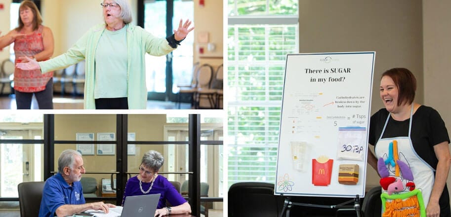 Image of volunteers meeting